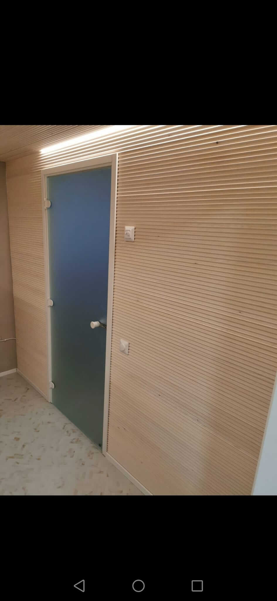 Sauna remontin jälkeen